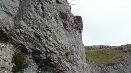 The Bit Of Wall With Dyperspace On At Dinbren