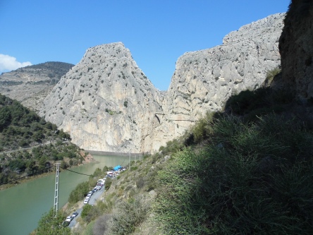 Another Glorious Day In El Chorro - A View Of The Front Of The Gorge