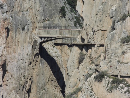 The Pipe Bridge In The Gorge